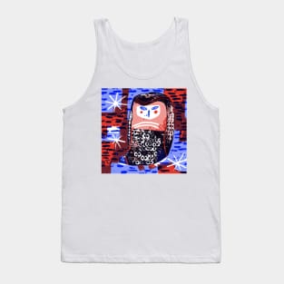 Owl in Starry Night Tank Top